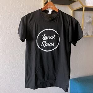 Tultex Local Spins West Michigan Music Scene graphic tee shirt unisex small S